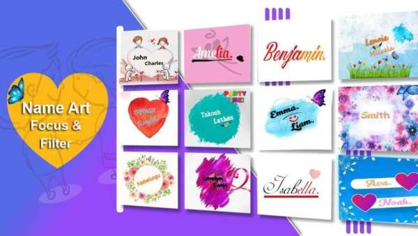 Focus And Filter & Name Arts Apps स्क्रीनशॉट 5