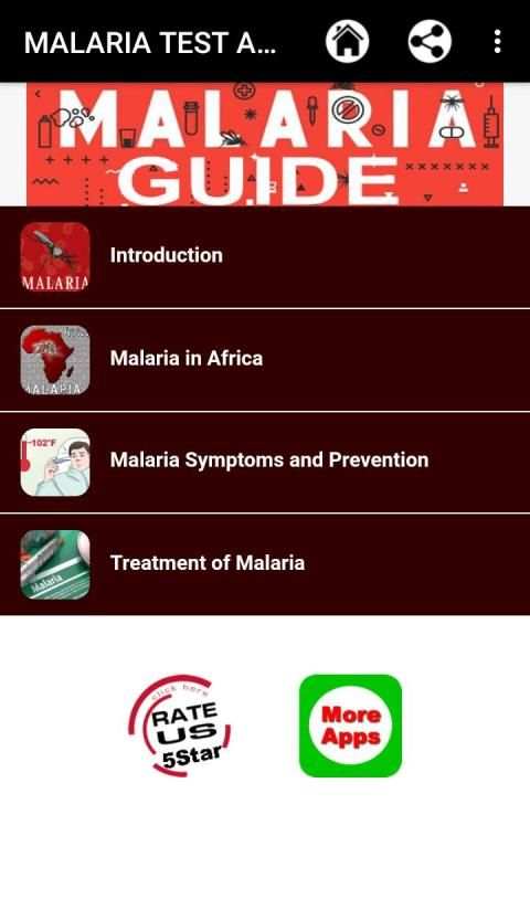Malaria Self-Test and Guide (Africa's Version) screenshot 2