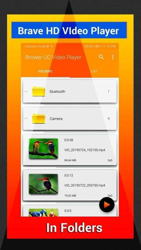 Brave HD Video Player स्क्रीनशॉट 4