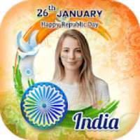 26 January Photo Frame - Republic Day Photo Maker