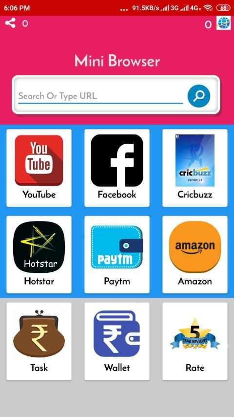 Mini Browser स्क्रीनशॉट 3
