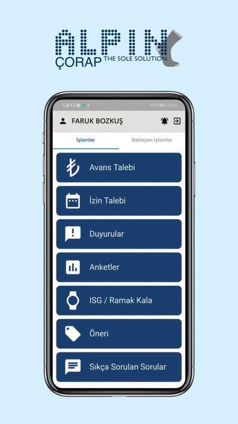 MOBİLALP İK UYGULAMASI 6 تصوير الشاشة