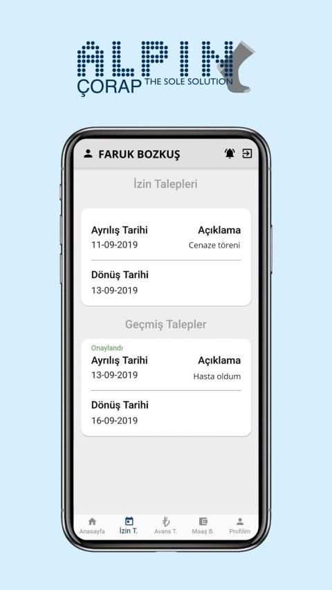 MOBİLALP İK UYGULAMASI 4 تصوير الشاشة