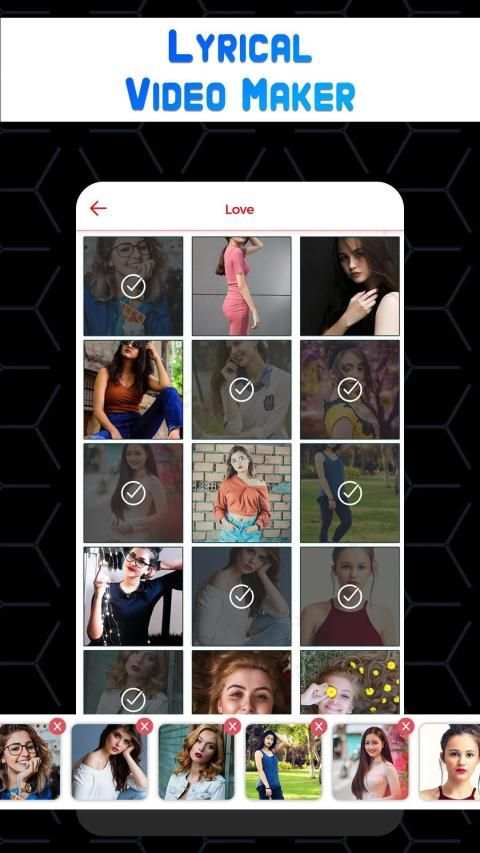 Photo Video Maker With Lyrics - Video Maker स्क्रीनशॉट 4