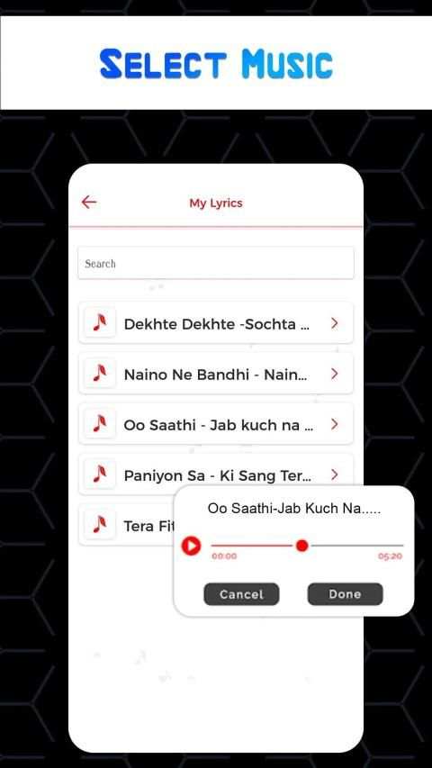 Photo Video Maker With Lyrics - Video Maker स्क्रीनशॉट 6