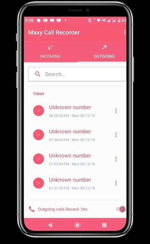 Maxy Call Recoder स्क्रीनशॉट 4