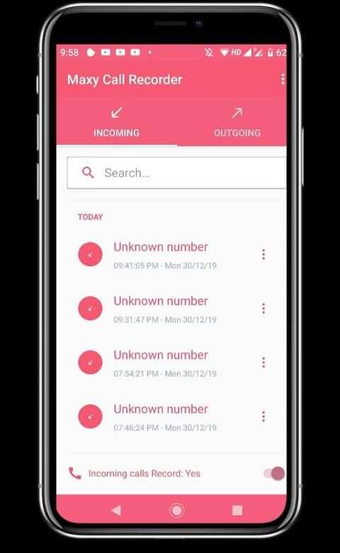 Maxy Call Recoder स्क्रीनशॉट 2