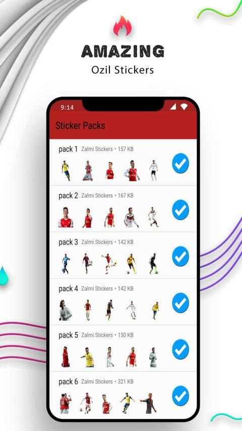 Mesut Ozil Stickers for WhatsApp - Ozil WA Sticker screenshot 2