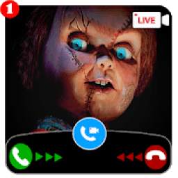 creepy scary doll video call and chat simulator