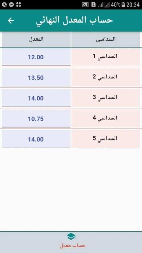 CFPA حساب المعدلات
‎ screenshot 2