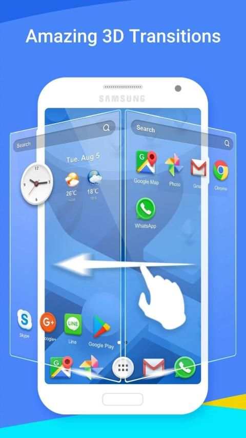 2019 Raindrops Launcher Theme screenshot 3