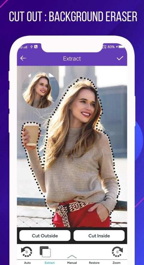 Cut Out Photo : Auto Background Changer स्क्रीनशॉट 4