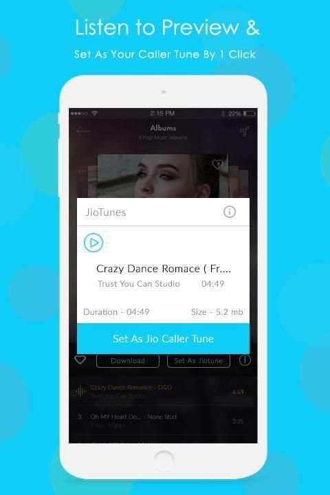 Set Jio Caller Tune - Free JioTune With JioSaavn screenshot 2