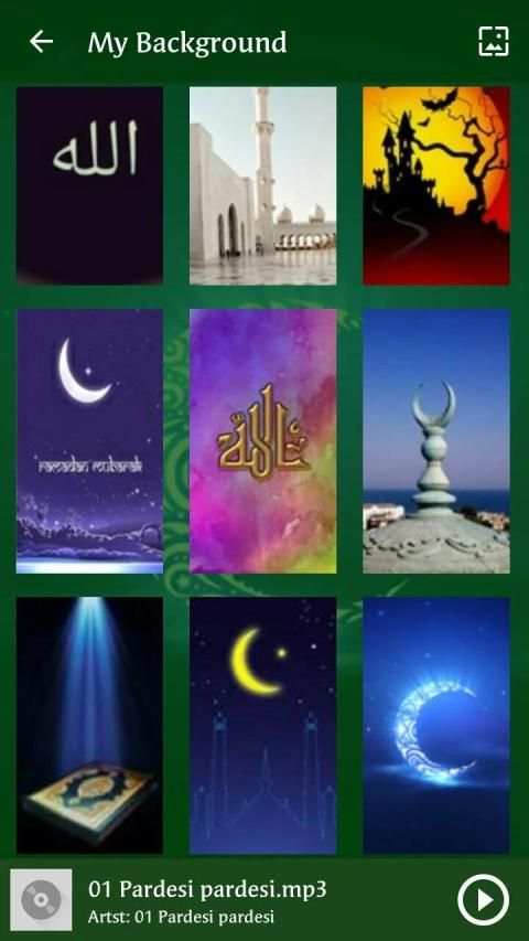 Allah Photo Music Player स्क्रीनशॉट 5