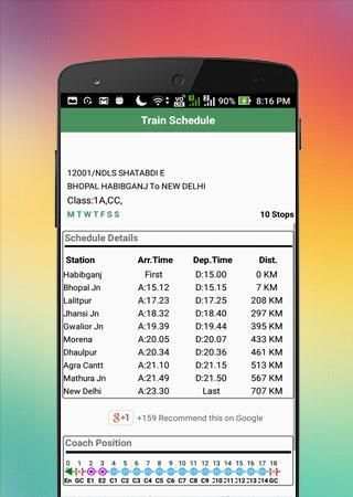 PNR Confirmation Status screenshot 1