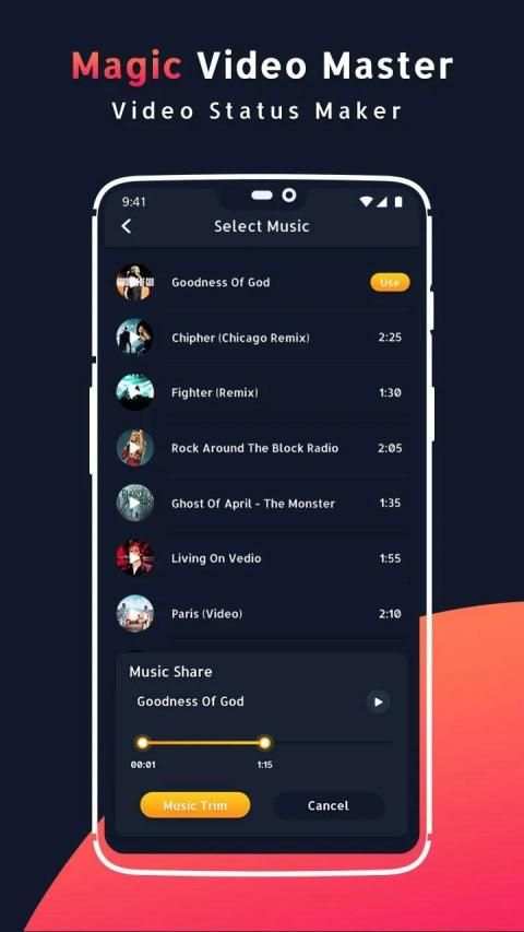 Magical Video Status Maker screenshot 2