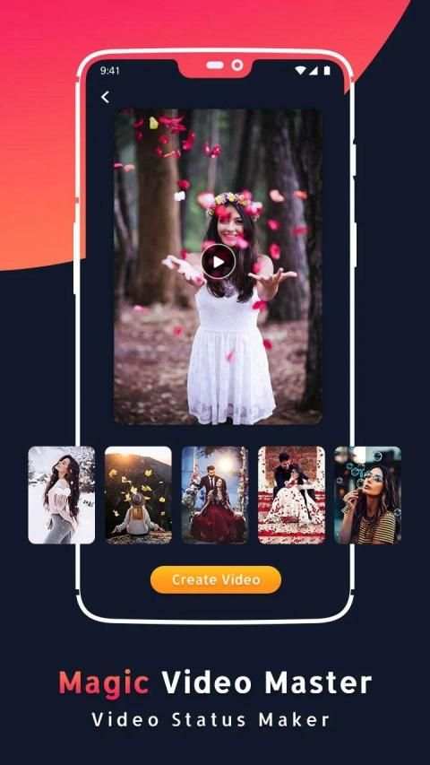 Magical Video Status Maker स्क्रीनशॉट 5