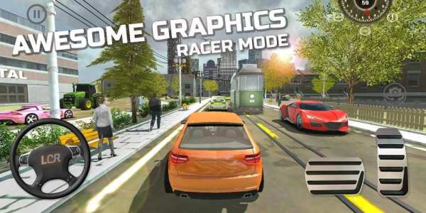 Go To Racing : LCR : Car Driving Simulator स्क्रीनशॉट 1