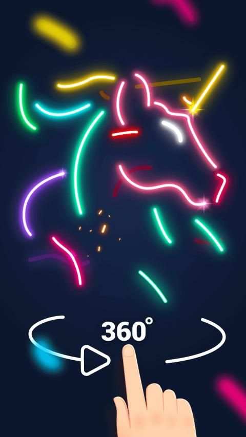 Line it - 3D Light Puzzle Game स्क्रीनशॉट 15