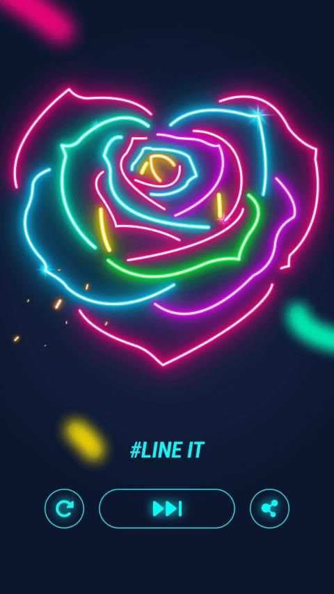 Line it - 3D Light Puzzle Game स्क्रीनशॉट 11