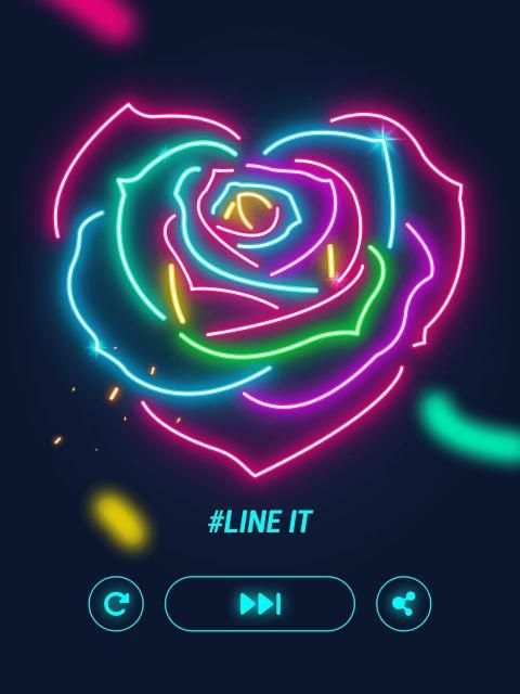 Line it - 3D Light Puzzle Game स्क्रीनशॉट 3