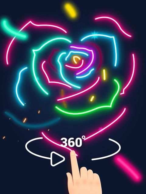 Line it - 3D Light Puzzle Game स्क्रीनशॉट 4
