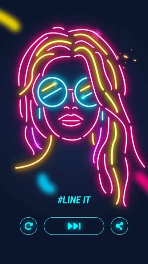 Line it - 3D Light Puzzle Game स्क्रीनशॉट 9