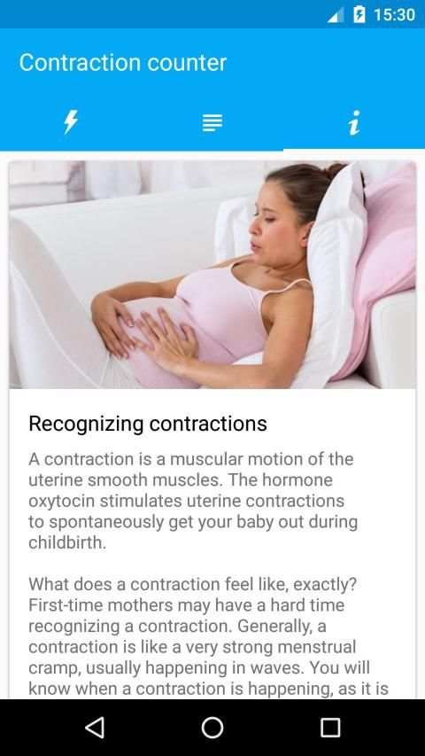 Contractions screenshot 2