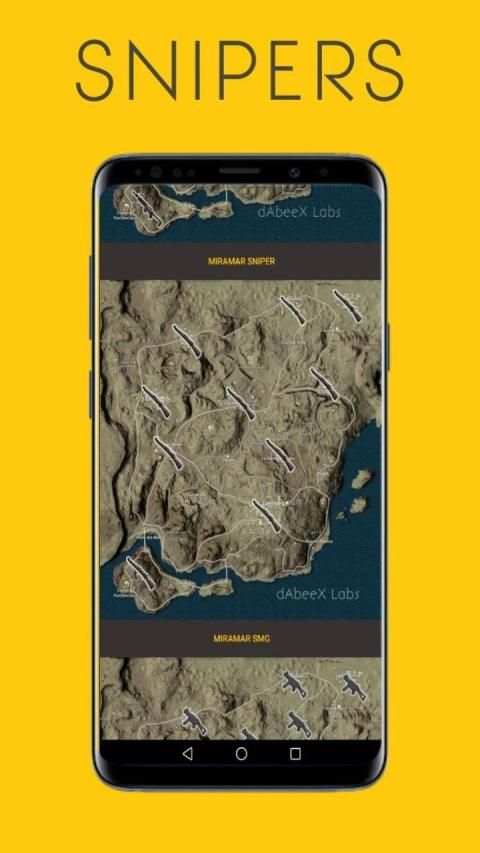 Maps Guide For Pubg स्क्रीनशॉट 3