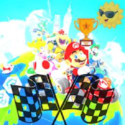 MARI0 cart race Wallpaper 1.0