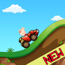 PIG Hill Climb Racing - Pig Car Game 2020 आइकन