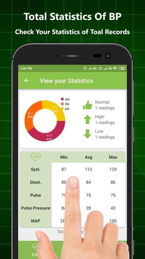 Blood Pressure App screenshot 3