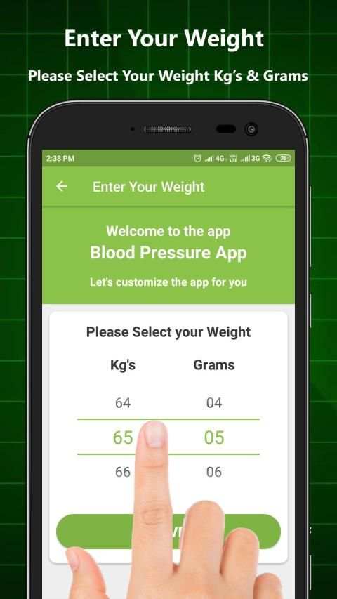Blood Pressure App स्क्रीनशॉट 9