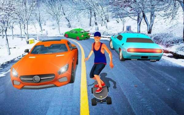 Street SkateBoard Game screenshot 2
