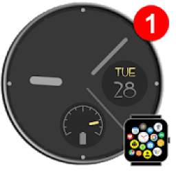 Free Minimal Watch Face Theme for Bubble Cloud