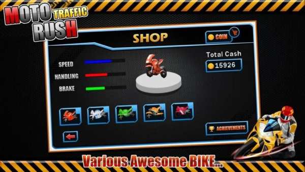 Moto Traffic Rush स्क्रीनशॉट 10
