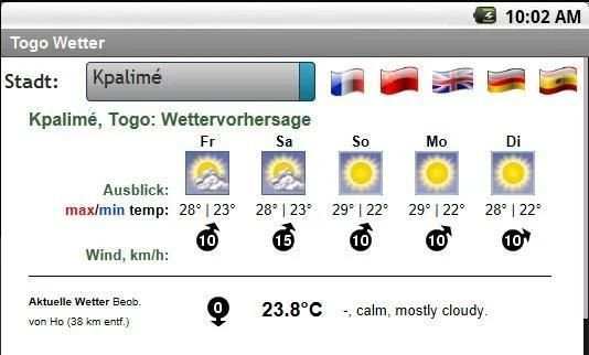 Météo Togo screenshot 6