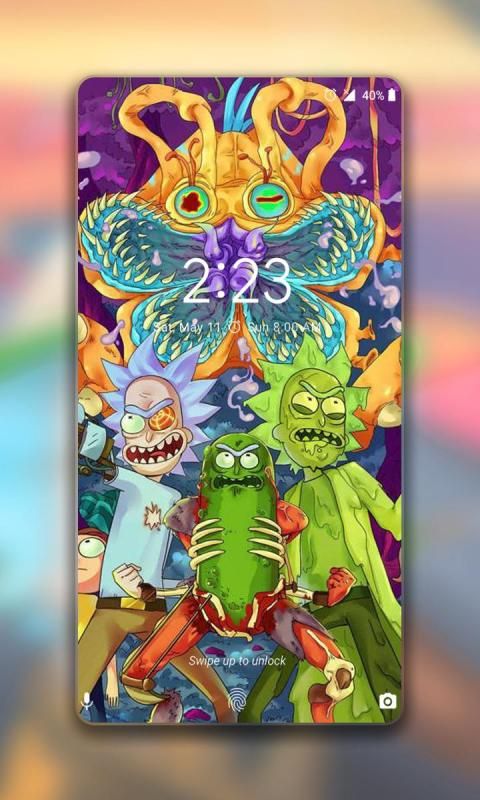 Rick and Morty Wallpaper iPhone Phone 4K #9230e