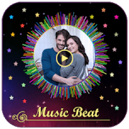 Music Beats Video Maker - Lyrical.ly Video Status आइकन