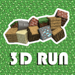 Mini Block craft running: 3d fun run blocky आइकन