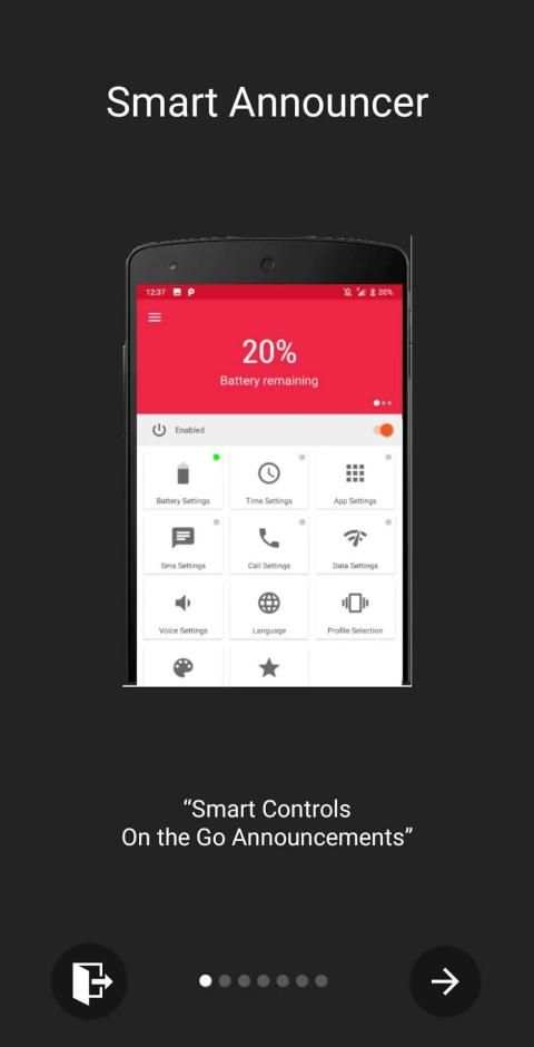 Smart Announcer Call, Time & Battery screenshot 4
