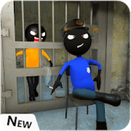 Green Stickman Prison Escape - Stickman Jail Game icon