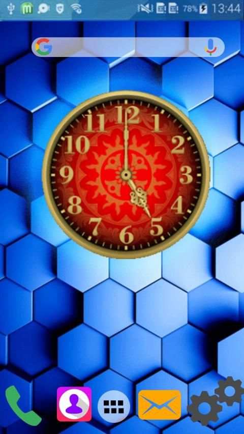 Live Analog Color Clock kit 2019 - HD wallpaper screenshot 5