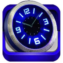 Black Live Clock Wallpaper 1.0