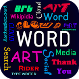 ikon Word Art Cloud Maker : Word Collage Maker