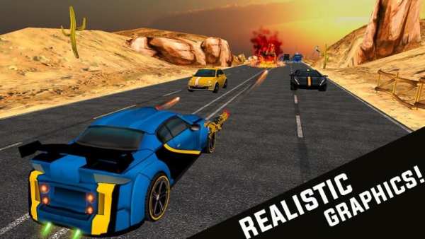 Traffic Car Shooter Racing स्क्रीनशॉट 4