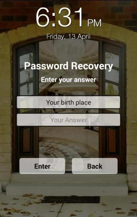 Home Door Lock Screen स्क्रीनशॉट 7