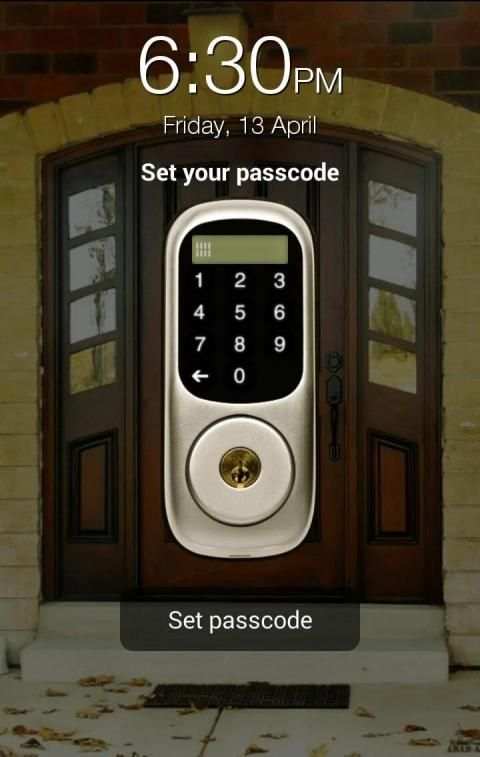 Home Door Lock Screen स्क्रीनशॉट 3