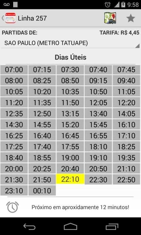 Hora do Ônibus - Metropolitano स्क्रीनशॉट 7
