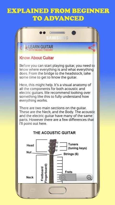 Learn Guitar with Music Theory स्क्रीनशॉट 2